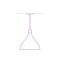 Fixtures Pendant Lights Swell Pendant Outline Icon Svg Set, Free Vectors File